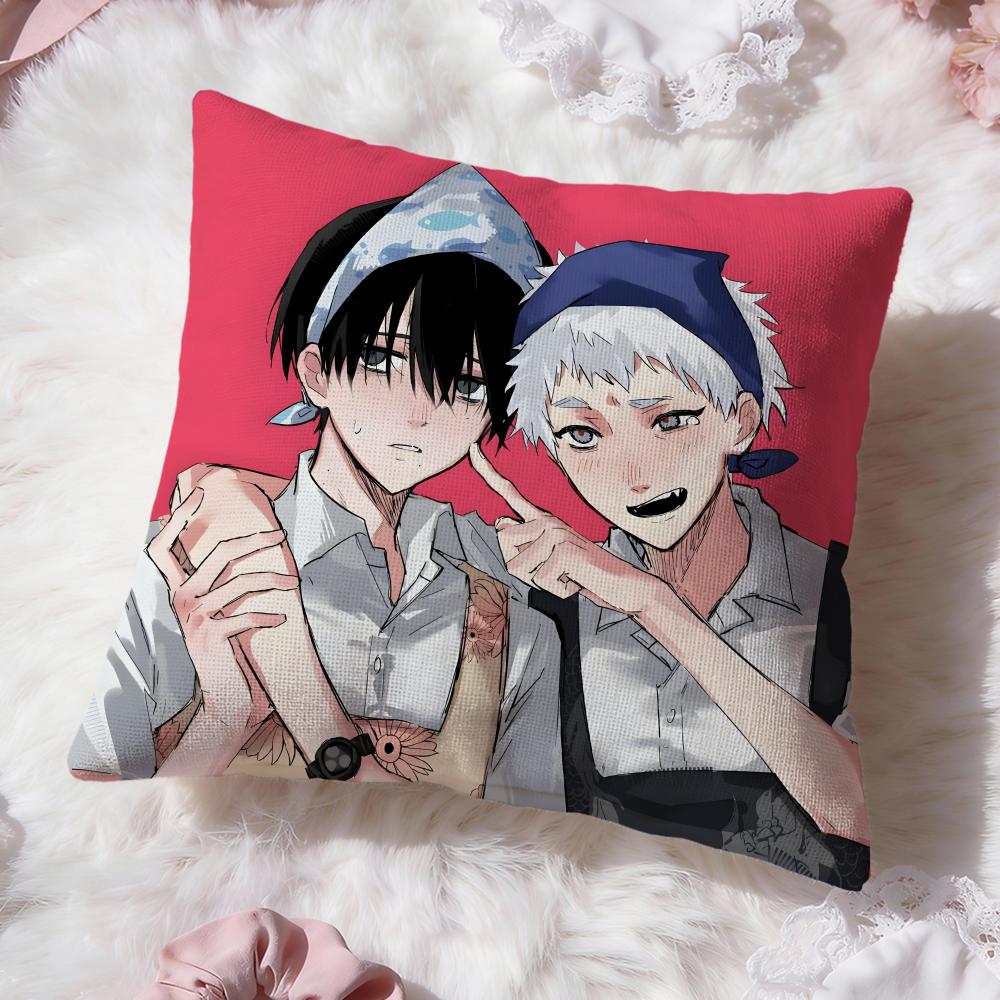 T-The Summer Hikaru DiedS Cushion Cover Premium Comfort Reversible Pillow Cove -Two in One Design for Any Room & Car Interior