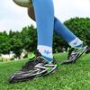 28-39 School Children's Football Shoes with Rotating Buckle and Spikes Soccer Shoes for Boys