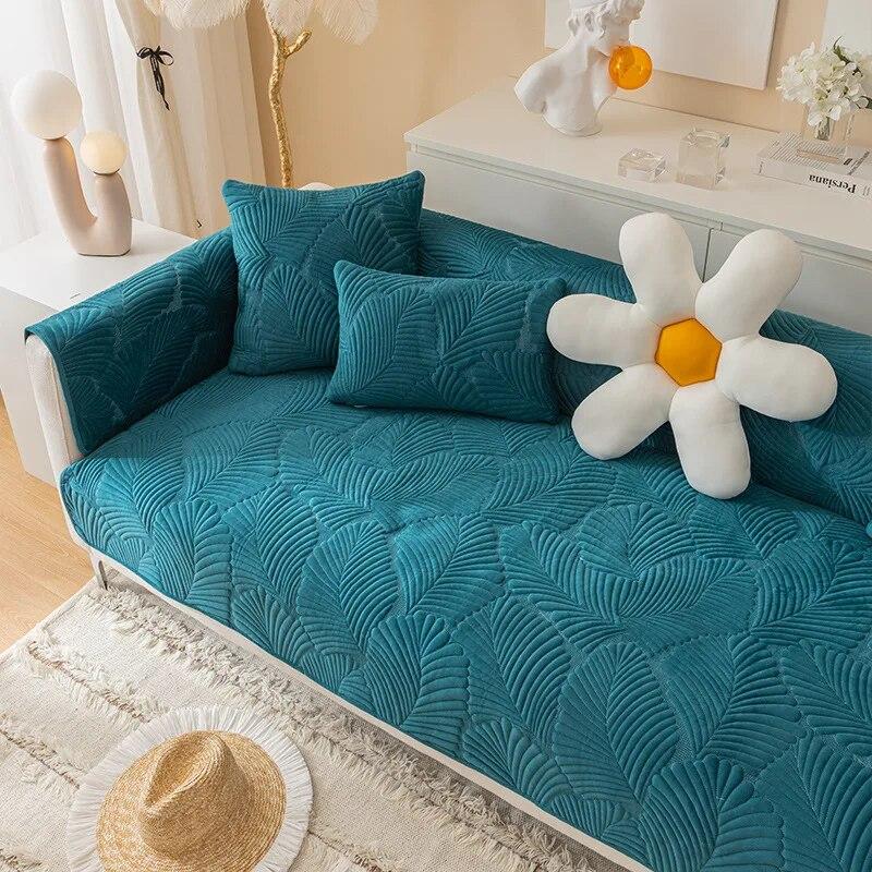 Jacquard Sofa Slipcover Sofa Towel Thick Non Slip Slipcover Home Furniture Protector Pets Kids Bedroom Living Room Home Decor