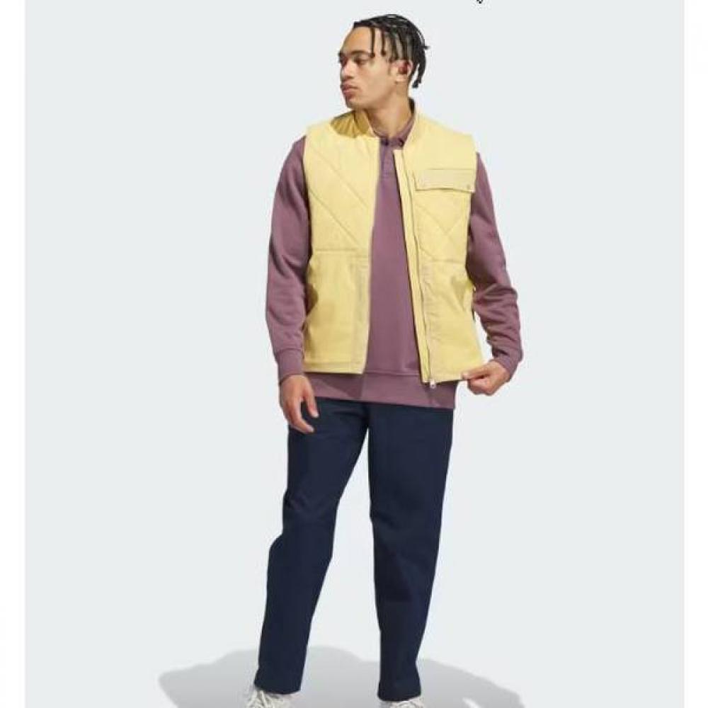 

Adidas Golf Go To стеганый жилет Dwr на молнии It2360 yellow/XL