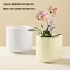 Deer Design Simple Ceramic Flower Pots with Tray
