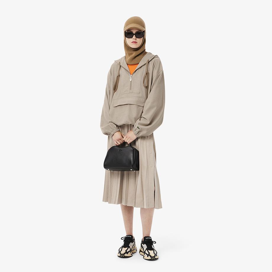 Lacoste Women's Flannel Hooded Top CF4188-54NICC
