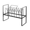 Pot Lid Holder Countertop Organizer Shelf Strong Load-bearing Adjustable Design Expandable Kitchen Storage Rack