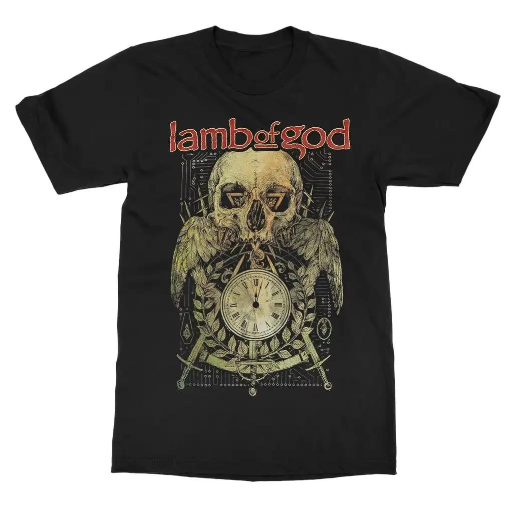 2026 T-shirt Grafica Classica Band Heavy Metal Lamb Of God Unisex Streetwear Moda Top Oversize Estate Nuova Maglietta