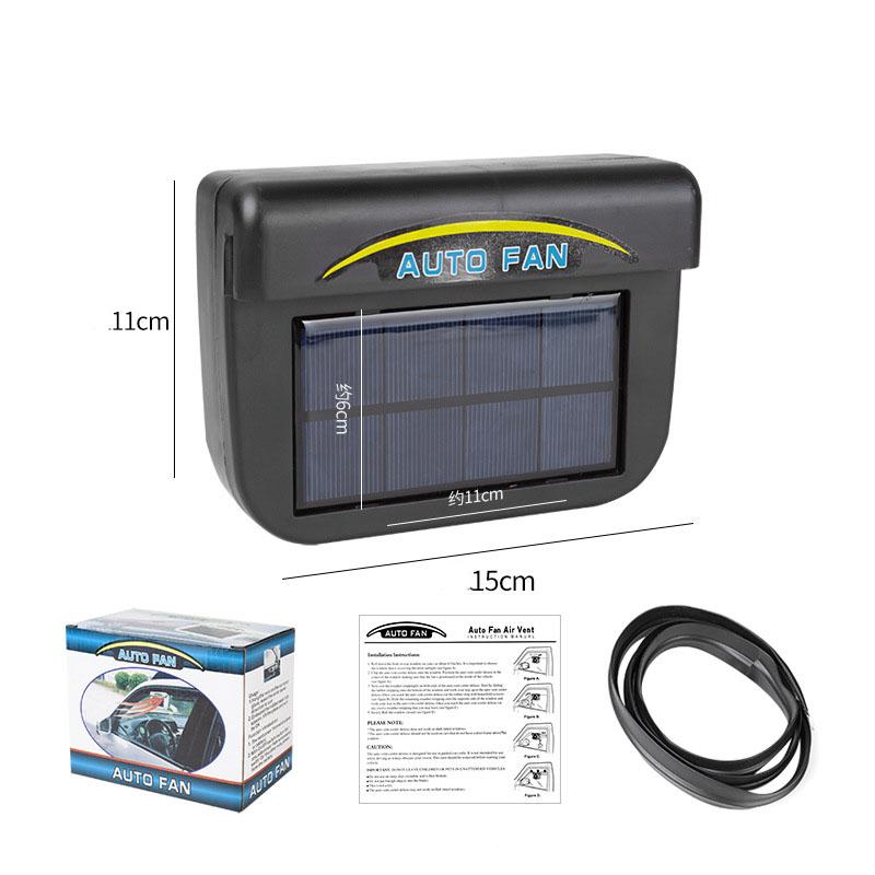 High quality portable small car cooling exhaust fan Window Solar cooling fan centrifugal fan High speed quiet