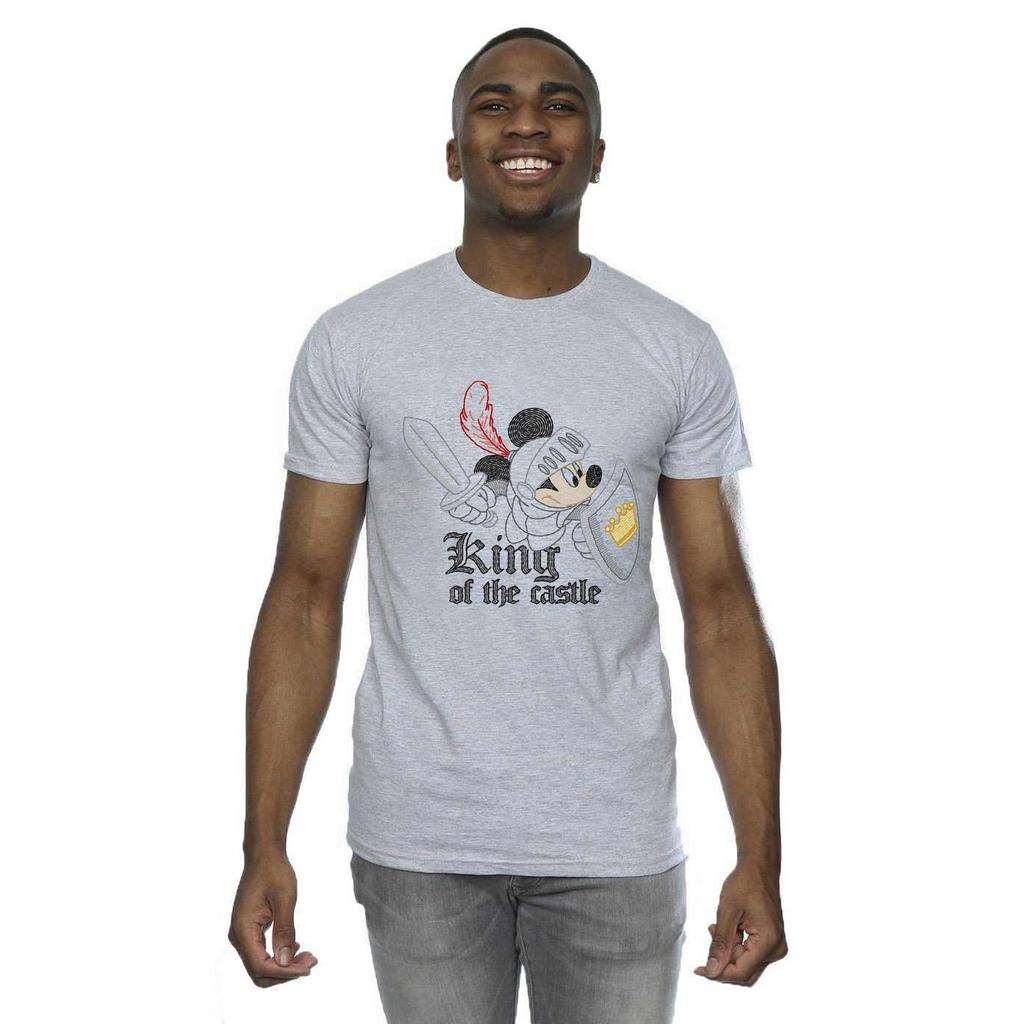 Disney Mens Mickey Mouse King Of The Castle T-Shirt