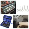 Plastic Clip Removal Tool 19Pcs Trim Set with Pick & Tool, Sticker Scraper, Automotive Car Modification Panel Pry for Door Stereo, Fastener