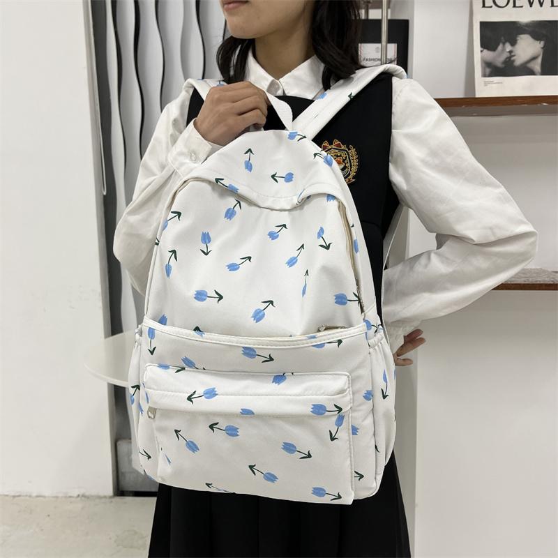 Fashion Backpack Warterproof Nylon Women Anti-theft Shoulder Bag Casual Large Capacity School Bag For Teenager Travel Rucksack