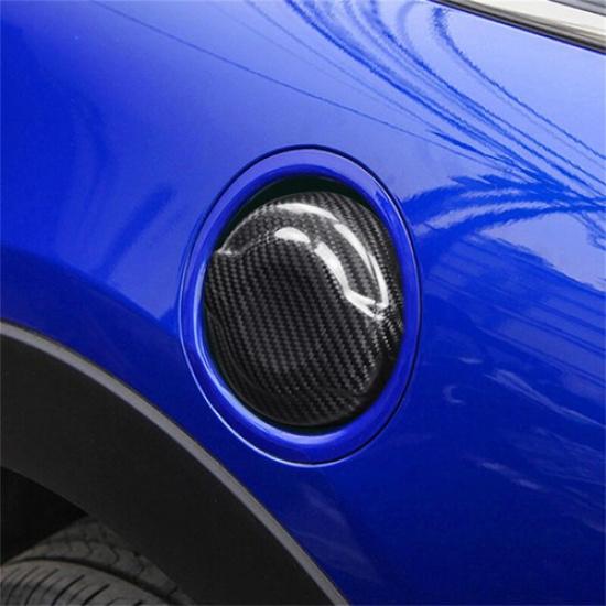 Real Carbon Fiber Gas Cap Fuel Tank Cover for Mini Cooper F55 F56 F57 2014-
