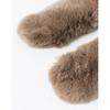 Daks Women S Rex Fur Muffler Brown Dbmu3f986w3