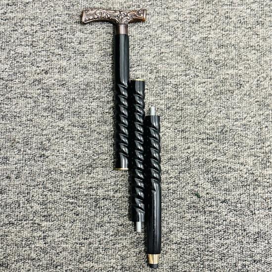 Designer Brass Derby Head Handle Wooden Walking Stick Cane 93.98 cm Father Mother Gift Grandfather Grandmother Gift for Her Him