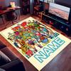 Custom Personalization He-Man and the Masters of the Universe Print Area Rug - Soft, Washable Non-Slip Indoor Mat,Living Room,Home&Office Decorative R