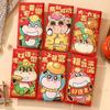6pcs Blessing 2026 Horse Year Red Envelopes Chinese Style Money Envelope  Spring Festival