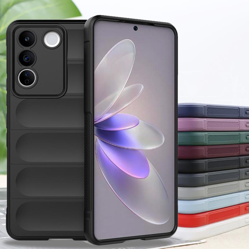 Case For Vivo V25E Cases Vivo V23 V25e V27e Pro Cover Skin-Friendy Shockproof Silicone Original TPU Protective Phone Back Cover