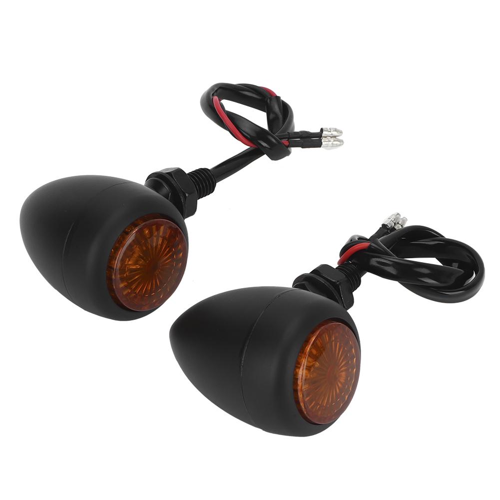 Пара винтажных мотоциклетных указателей поворота, лампа руля, индикатор. Подходит для Honda