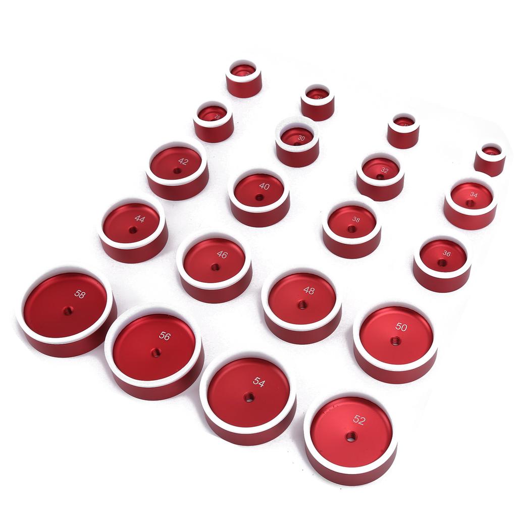 Capping Machine Dies 20 Sizes with Nylon Cover Watch Back Cover Pressing Machine Accessory
