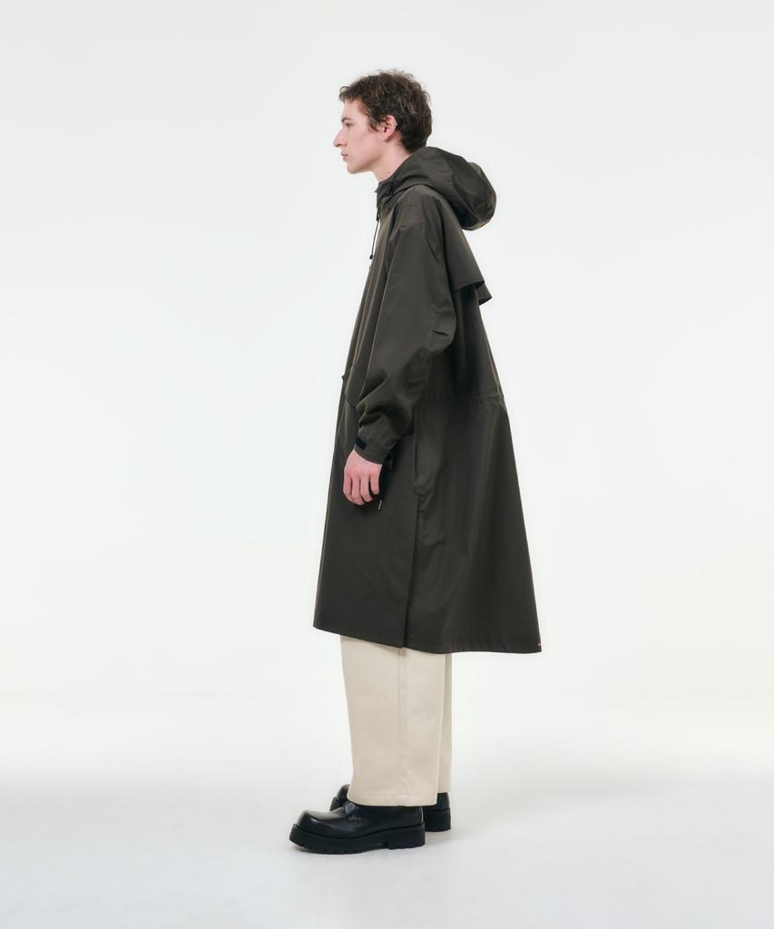Whether Weather Hwaseong Unisex Weather Coat Essential Collection Dark Khaki