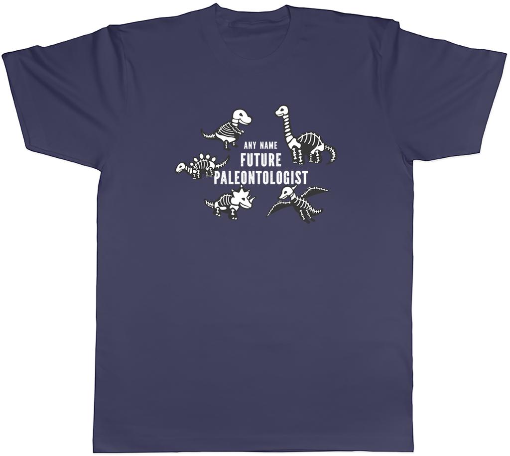 Personalised Future Paleontologist Dinosaurs Unisexs TShirt Tee Gift Top