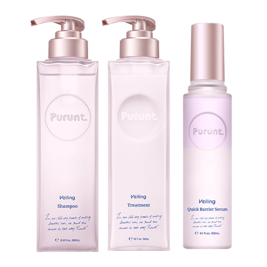 

Набор для ламинирования волос Veiling Veiling и сыворотка для волос Purunt. Сыворотка, Шампунь, Уход, 3 предмета фиолетовый