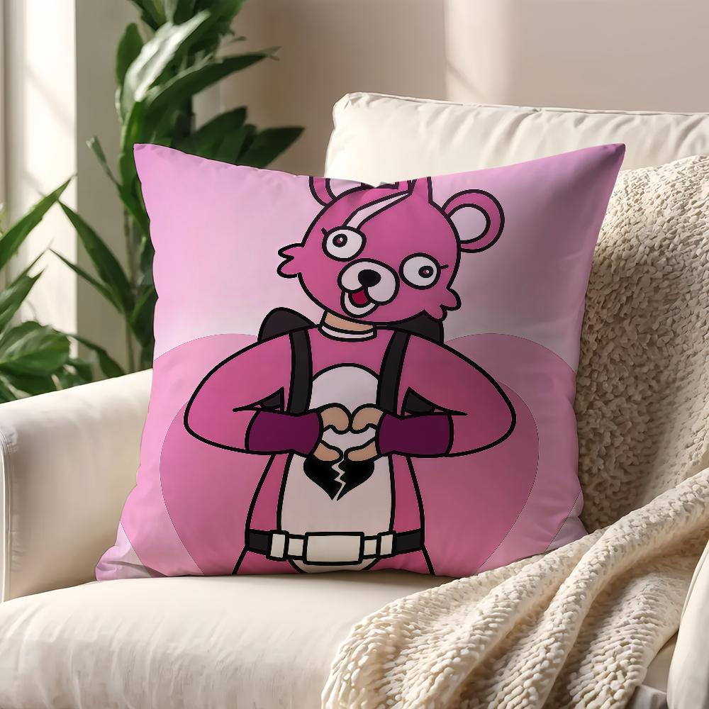 FFORTNITE Cuddle Team Leader cushion cover For Pillow Printing Sofa Decoration Home CarRoom Coffee Shop Office NordicSimplicity