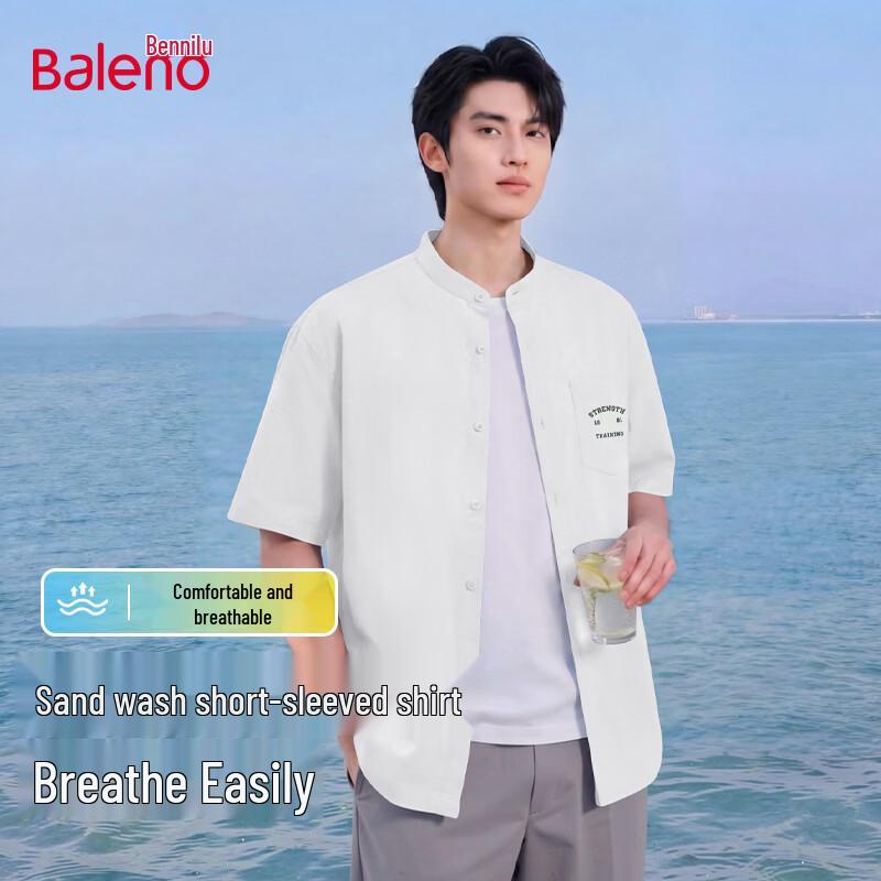 Baleno Men s Casual Henley Short Sleeve Shirt 3XL
