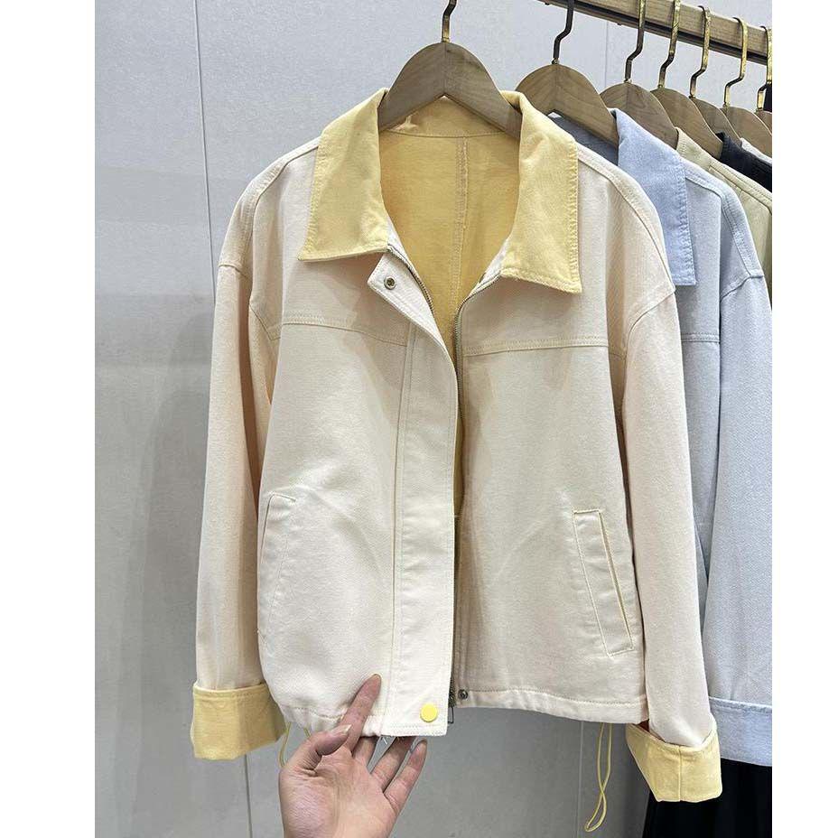 Women's Denim Patchwork Short Jacket - Stylish Early Spring New Arrival