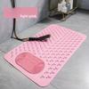 Available In 5 Colors, Bathroom Anti-slip Massage Mat, Hotel Shower Floor Mat, Toilet Mat, Shower Bath Rug, Home Massage Pad
