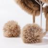 Cute Ears Plush Winter Hats for Women Beanies Deer Antler Fur Pompom Knit Bonnet Fluffy Winter Cap Bomber Hats Women Gorro