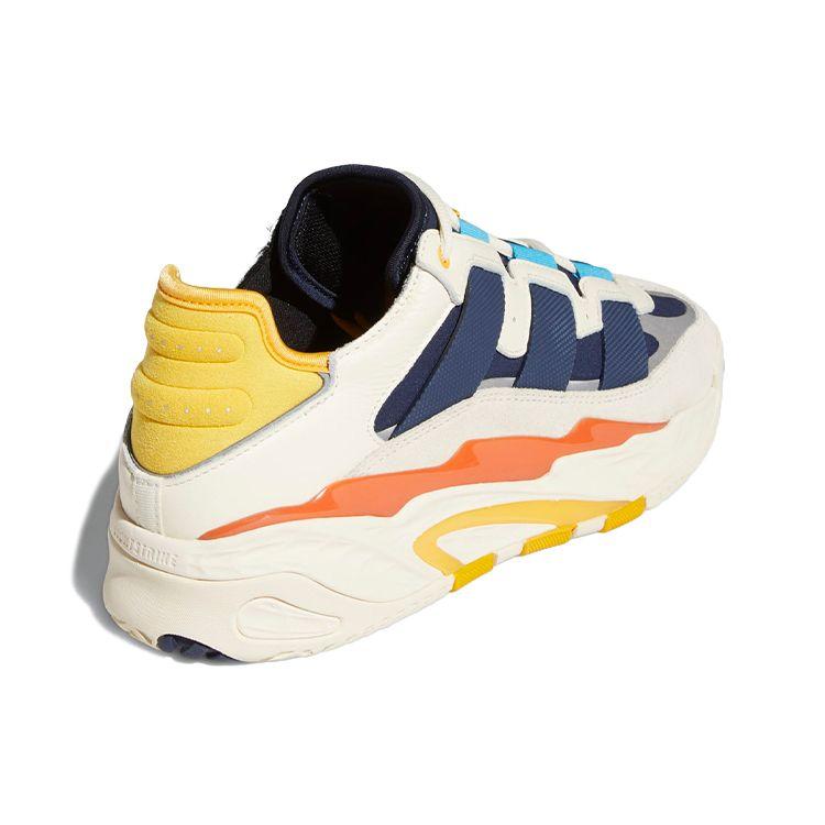 Adidas Niteball Cream White Cyan Unisex Sneakers Signal-Cyan Collegiate-Navy FV4842