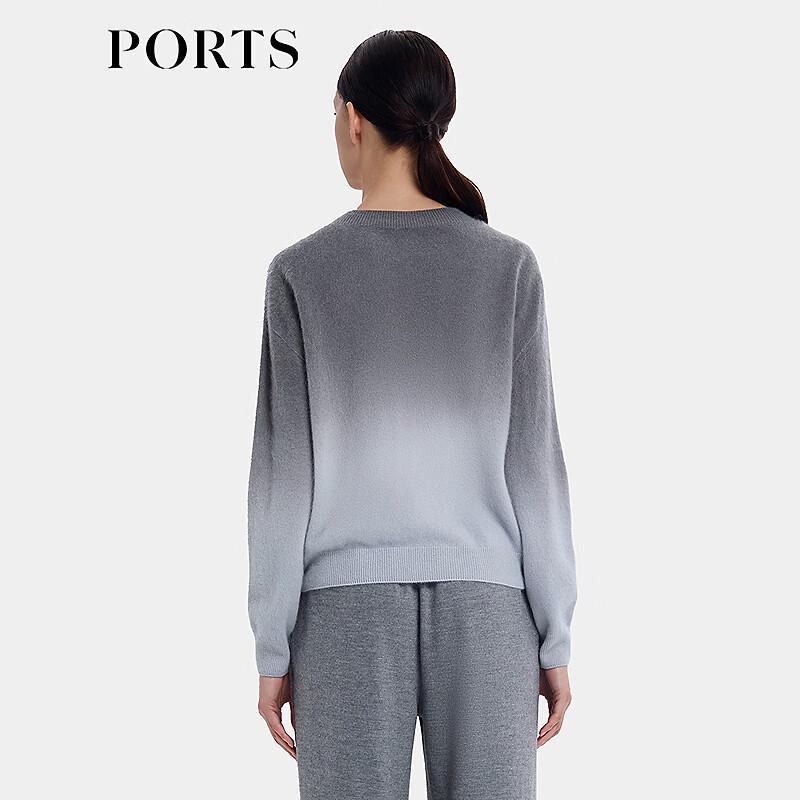 PORTS Women's Cashmere Knit Long-Sleeve Pullover Sweater
