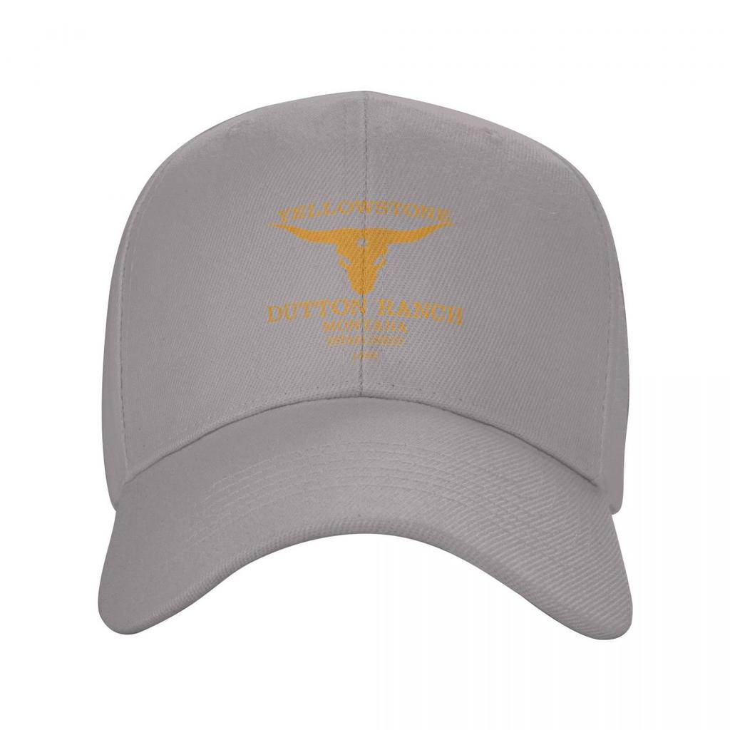 Gorra de Béisbol Personalizada con Calavera de Toro de la Ranchería Dutton de Yellowstone para Mujer Unisex Ajustable Gorra de Papá Gorras Snapback para Exteriores