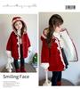 2025 Girls' Fleece Hooded Winter Woolen Coat - Fashionable & Stylish