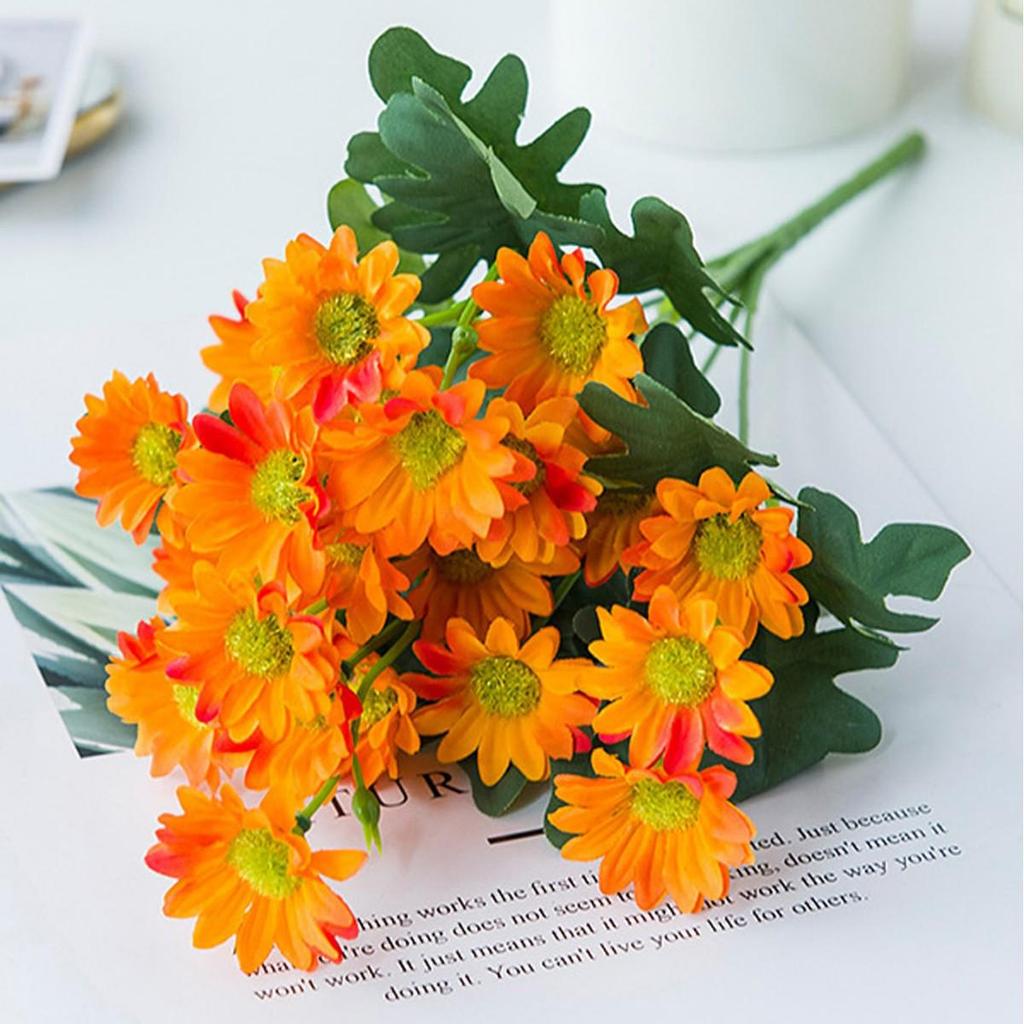 Artificial Chamomile Daisy Bouquet for Living Room Décor