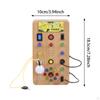 Busy Board Toddlers Early Educational Lights Switch Toy Preschool Learning Sensory Activity