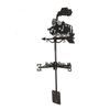 Vintage Design Black Metal Weather Vane, Wind Direction Indicator for Home Garden Decor