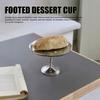 Tall Stem Base Nut Cup Rustless Steel Sweet Treat Container Ice Cream Goblet  Ice Cream Serving