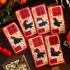 6pcs Traditional Horse Year Red Envelope Cartoon Red Packet Cute Lucky Money Pouch Spring Festival