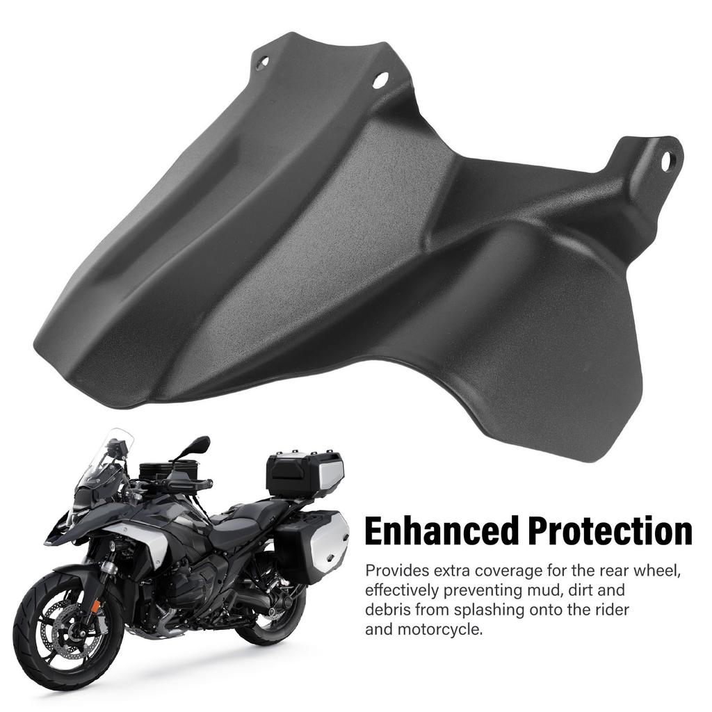 Motorcycle Rear Wheel Mudguard Extender Motorcycle Rear Splash Guard Extension Stylish High Toughness Protective for Motorbike