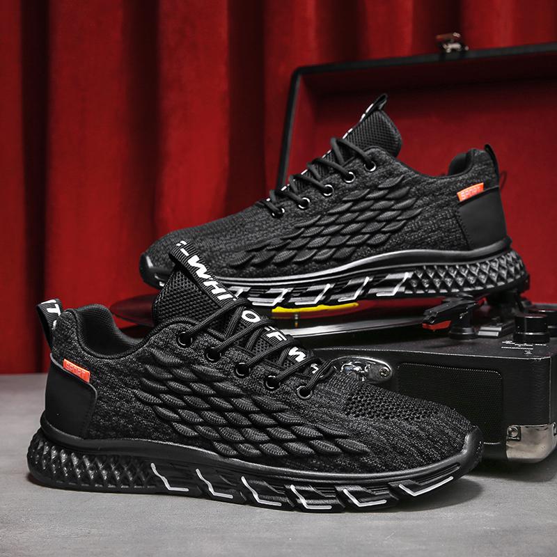 New summer mesh breathable fly-woven sports board shoes kitchen trendy shoes