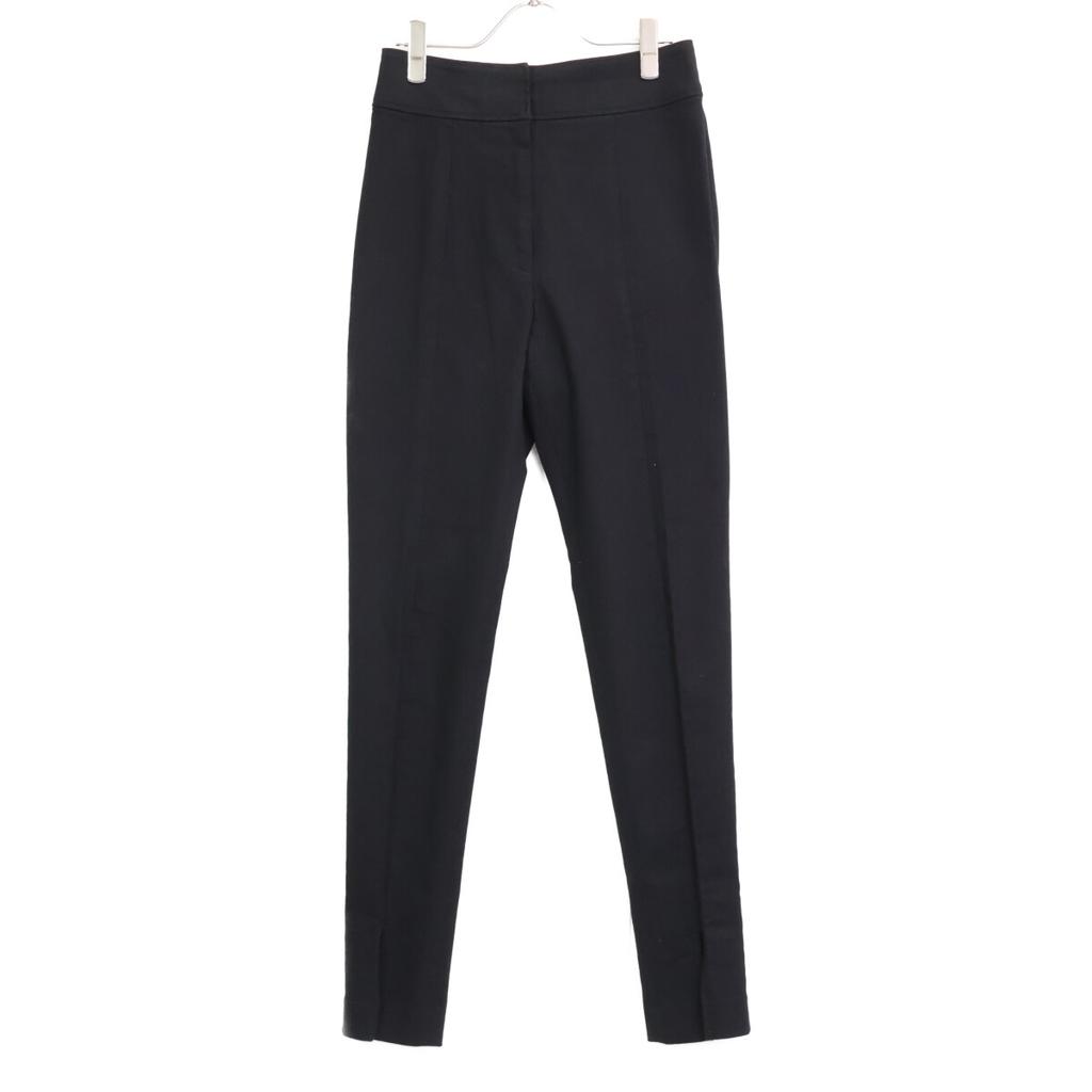COATE 228 Cotton Pants with Slits at the Hem/ Bottoms 38 blackUsed