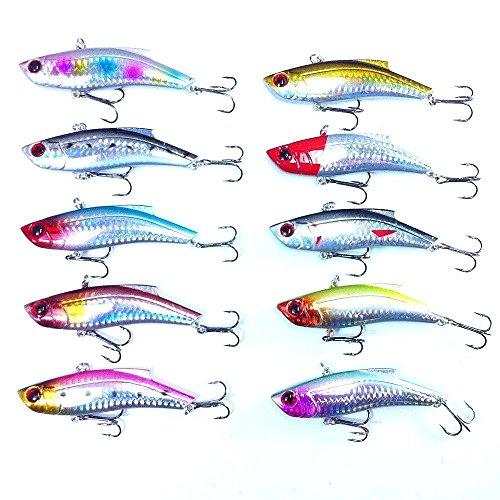 [Officially Imported] Oruldo Fishing Tackle Lure Set A, 10 Lures, 7cm, 15g Vibration Type C, for Sea Bass, Flounder, Flathead, Hairtail, Spanish Macke