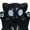 Lehká Dekorativní Kočka Duch 2 ks Halloweenská Soška, Roztomilá Figurka, Kreslený Jedinečný Díkůvzdání Dárek pro Přátele Mini Strašidelný Koťátko Ozdoba Domů
