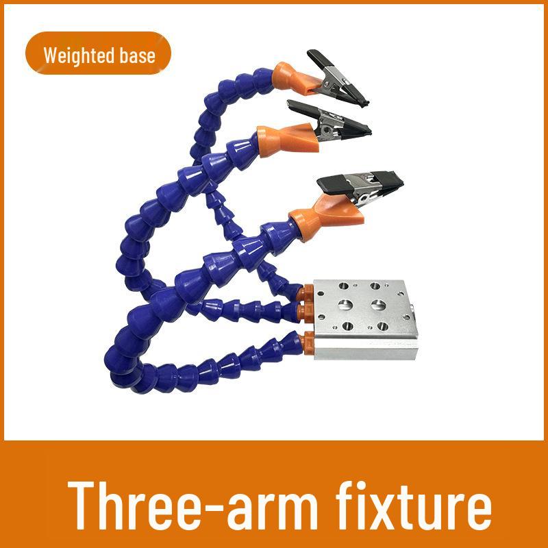 Multi-functional T12 Soldering Station Holder for PCB Circuit Board Fixing