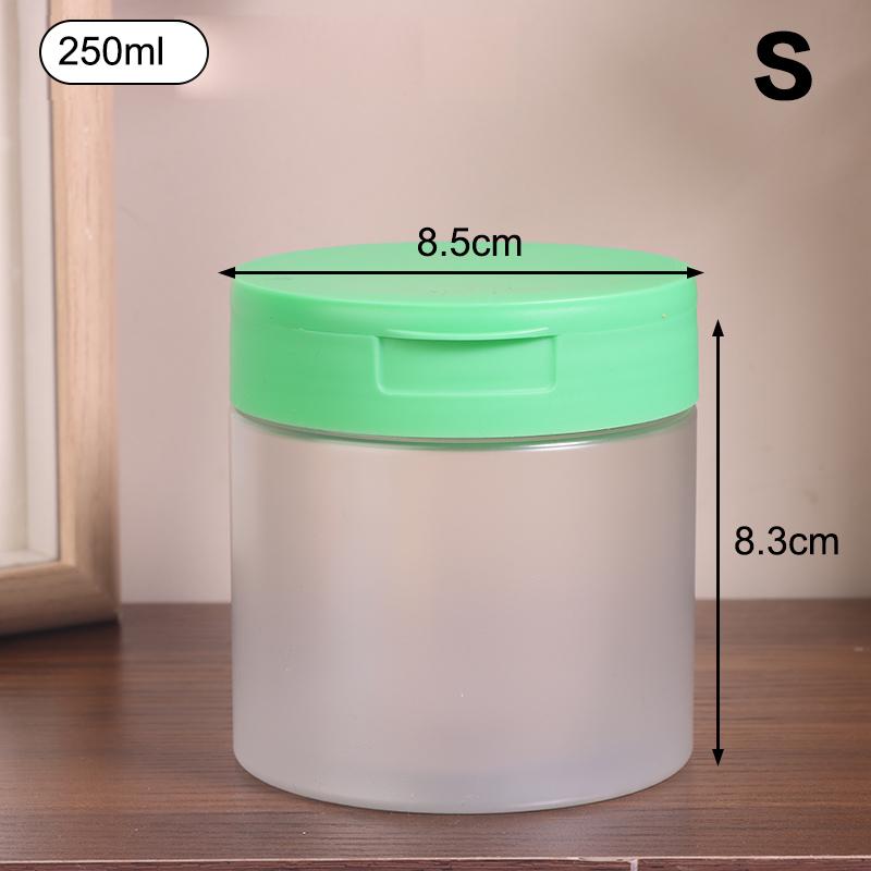 1Pcs 250/300/350Ml Makeup Remover Cotton Cream Jar Lid Body Lotion Scrub Jar Cosmetic Container Travel Portable Bottle