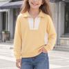 Boys and Girls Casual Long Sleeve Hooded Sweatshirt Comfortable Pullover for Everyday Wear