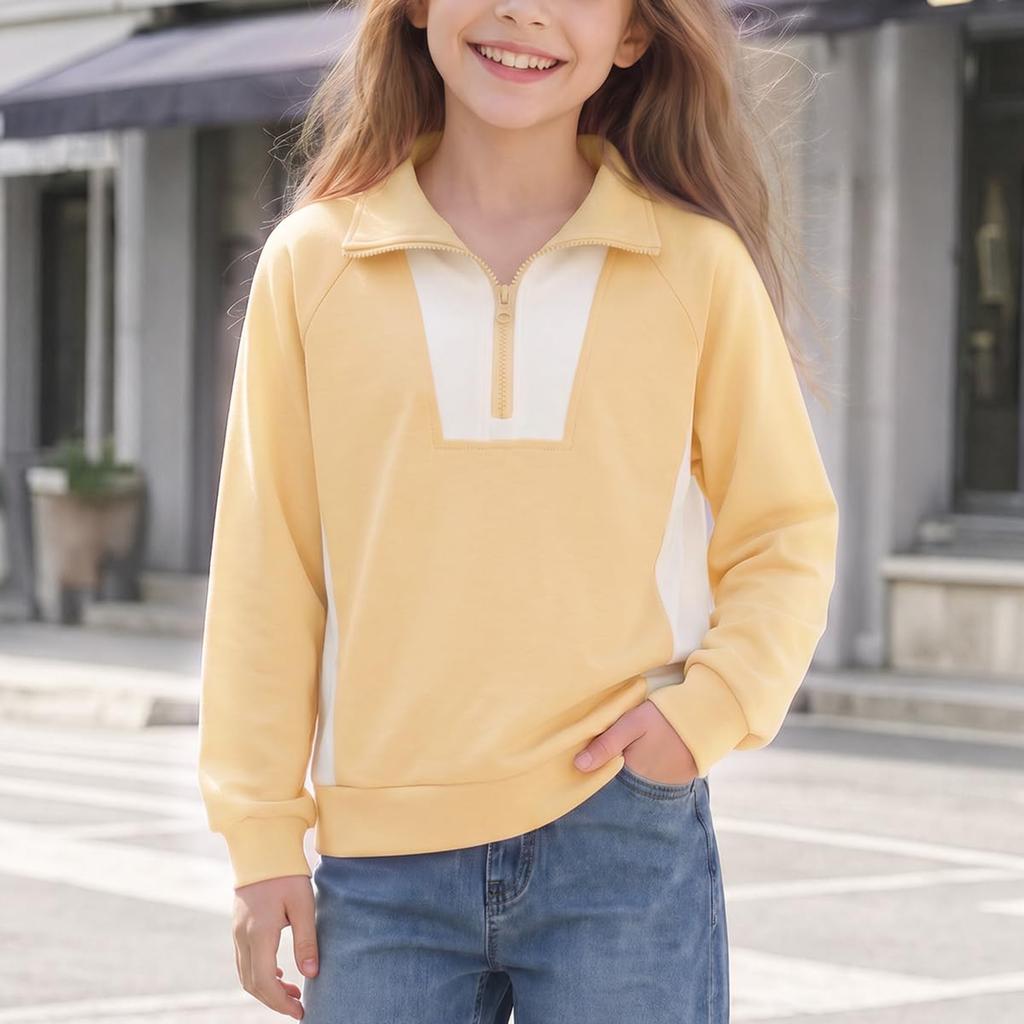 Boys and Girls Casual Long Sleeve Hooded Sweatshirt Comfortable Pullover for Everyday Wear