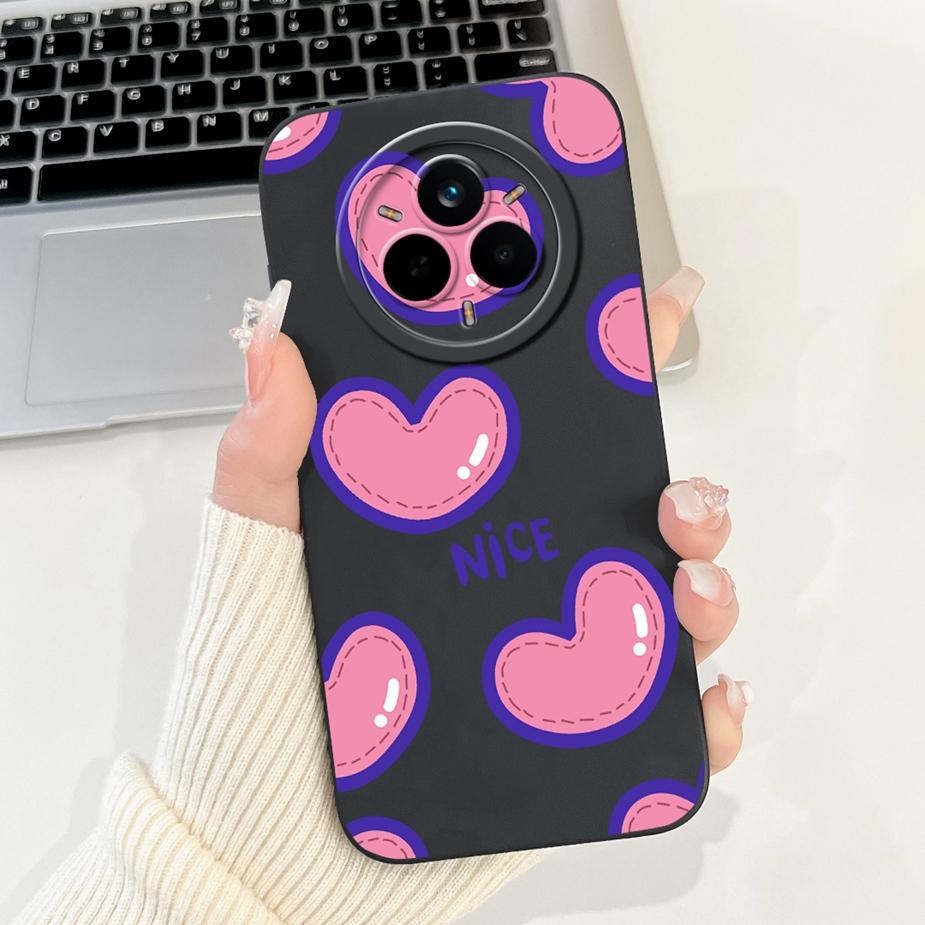 Für Realme 14 Pro 5G Hülle RMX5056 Stylische Kunstbemalte Abdeckung Stoßfeste Handyhülle Für Realme 14 Pro Plus Realme14 Pro+ Weiche Taschen