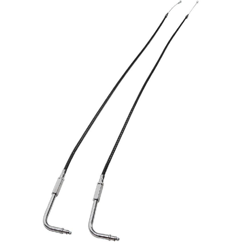 SLMOTO 80CM Black Motorcycle Throttle Cable Fit for Harley Sportster XL883 XL1200