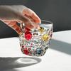 Italy Zecchin Design Colorful Crystal Old Fashioned Whiskey Glass Gothic Whisky Rock Glasses Wine Tumbler Dazzle Color Water Cup