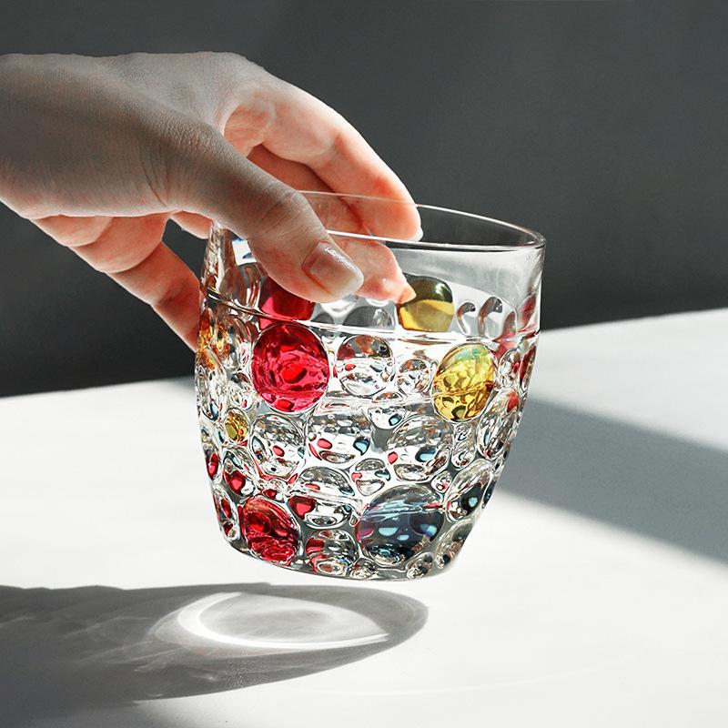 Classic 2 Pcs Lot Italy Zecchin Design Crystal Color Whiskey Cup Coffee Tumbler Gothic Dazzle Whisky Liquor Wine Glass Water Glassware